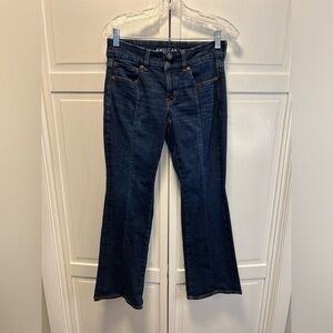 American Eagle Next Level Stretch Curvy Kick Boot Jeans Size Women’s 6 Short
